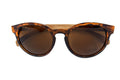 Zebrawood Cat Eye Style Sunglasses with Tortoise Shell frames